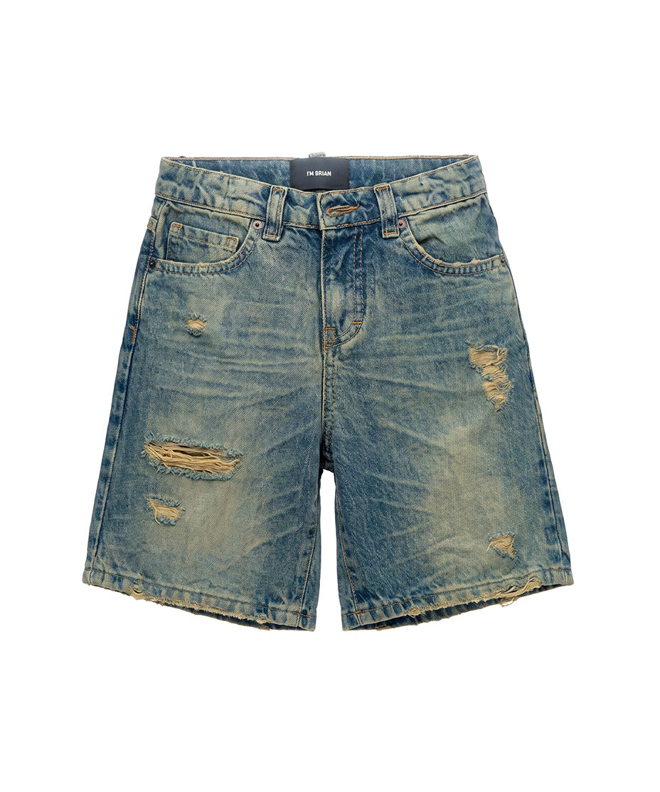 I'M Brian Kids Bermuda in Denim per Bambini