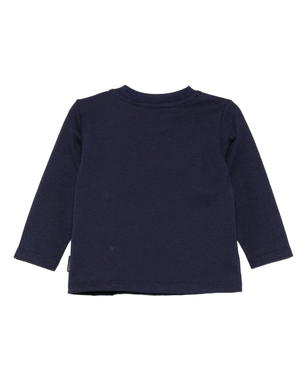 Moschino Kids T-shirt Blu Navy con Patch per Neonati