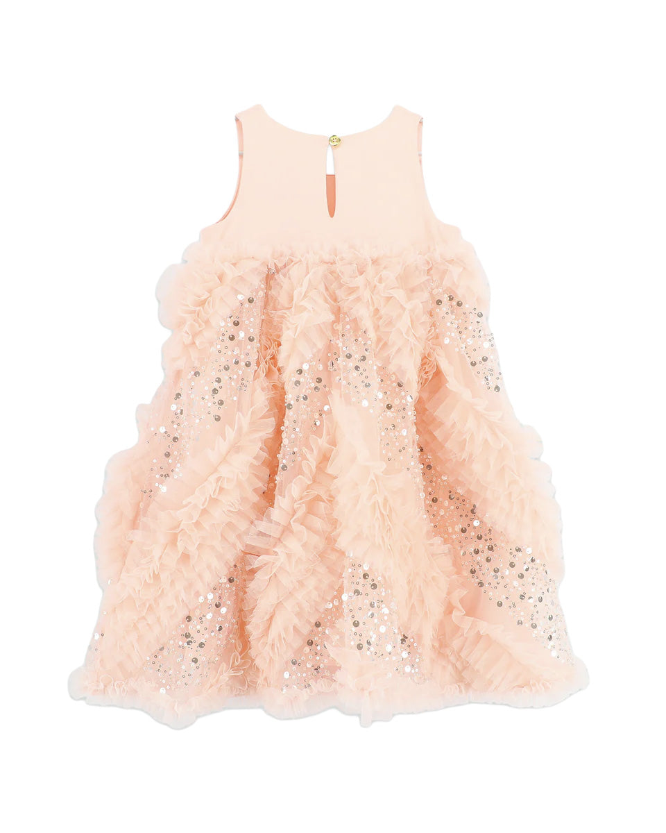 Angel's Face Kids Dylas Abito Pesca con Applicazioni per Bambine