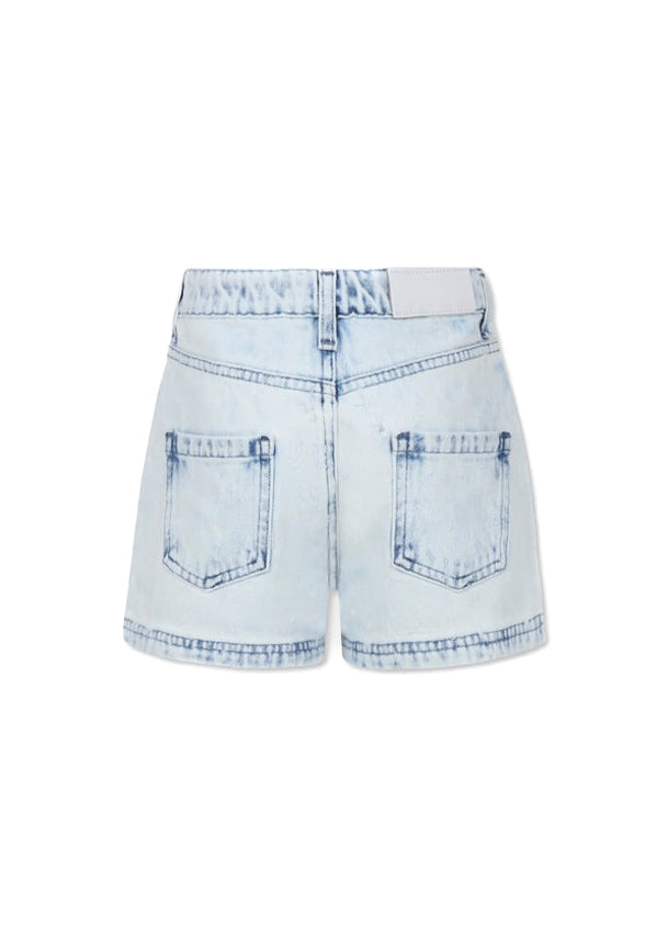 MSGM Kids Shorts Light Denim per Bambine