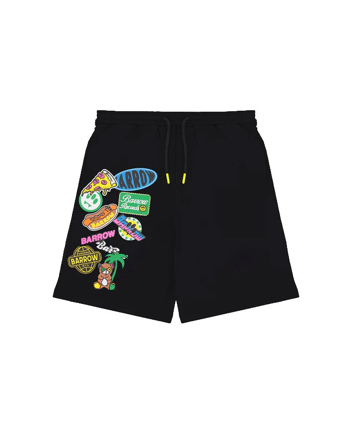 Barrow Kids Short Nero Fantasia Toppe Unisex