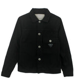 Yes London Giubbino Denim Nero per Bambini