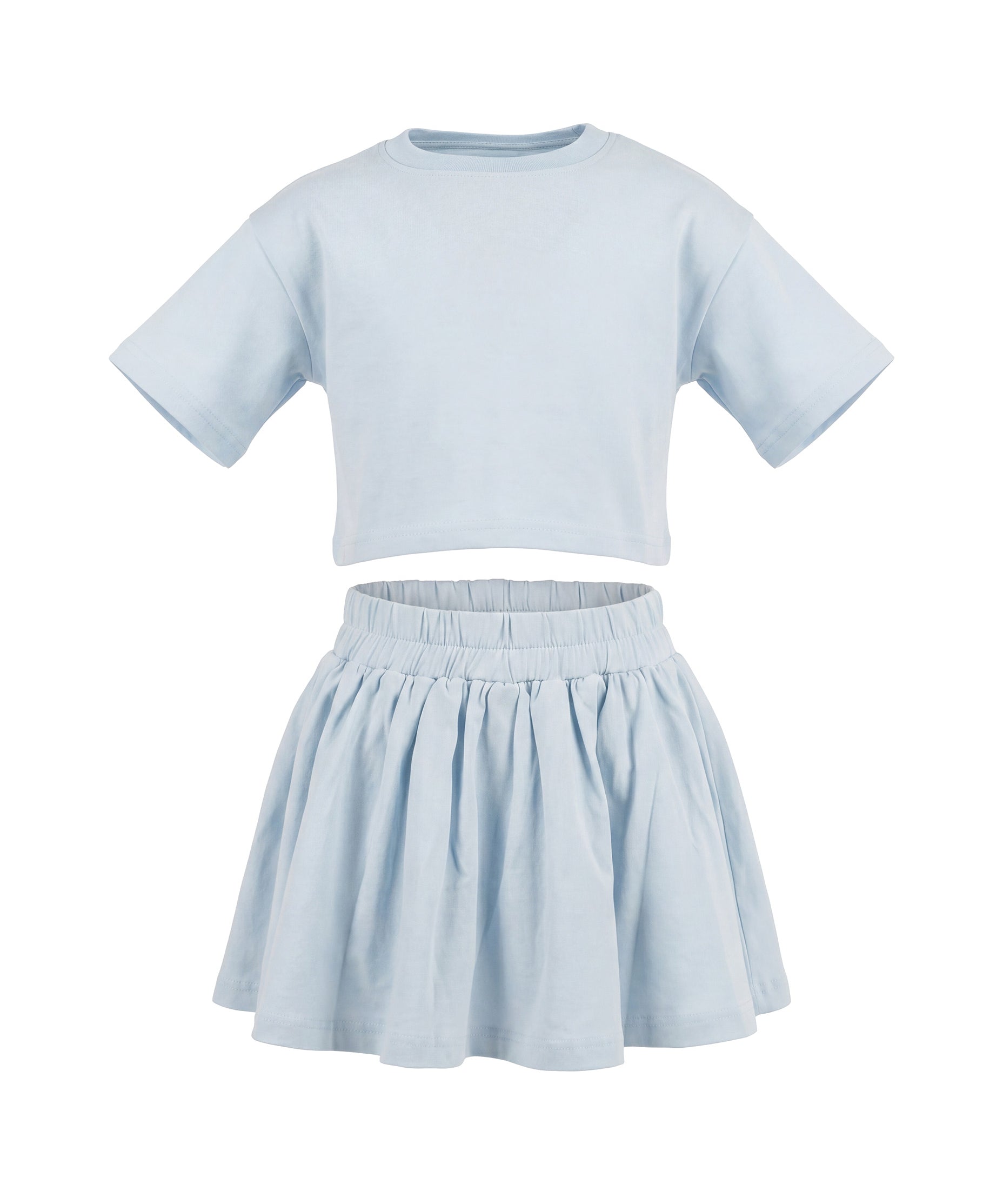 Vicolo Kids Completo Celeste con Logo Brillantinato per Bambine
