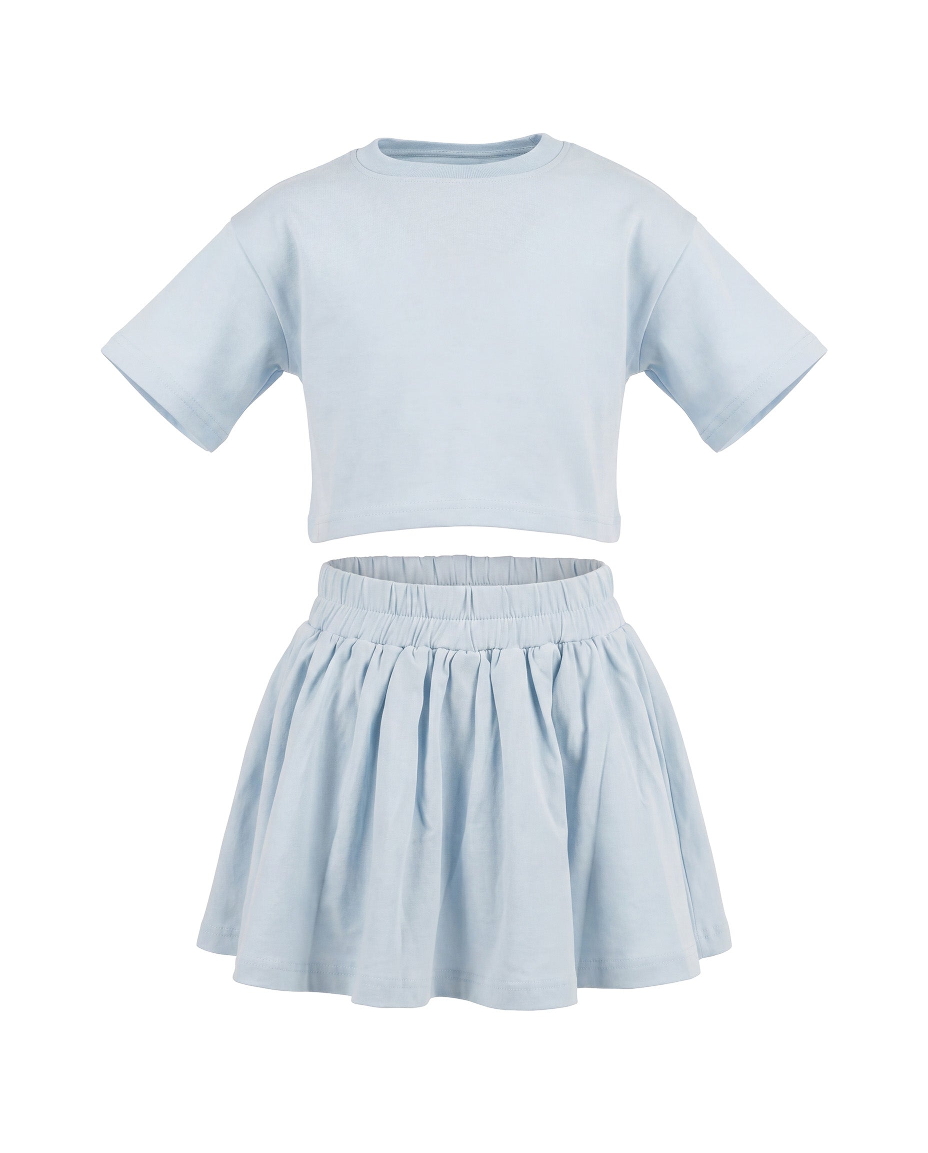 Vicolo Kids Completo Celeste con Logo Brillantinato per Bambine
