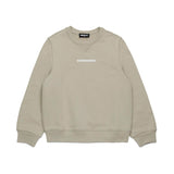 Dsquared2 Kids Felpa Girocollo Beige con Stampa per Bambini