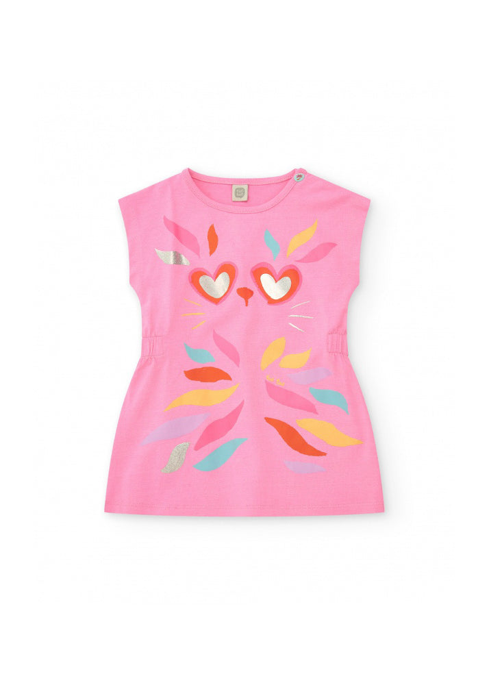 Tuc Tuc Abito Rosa Cat per Neonate