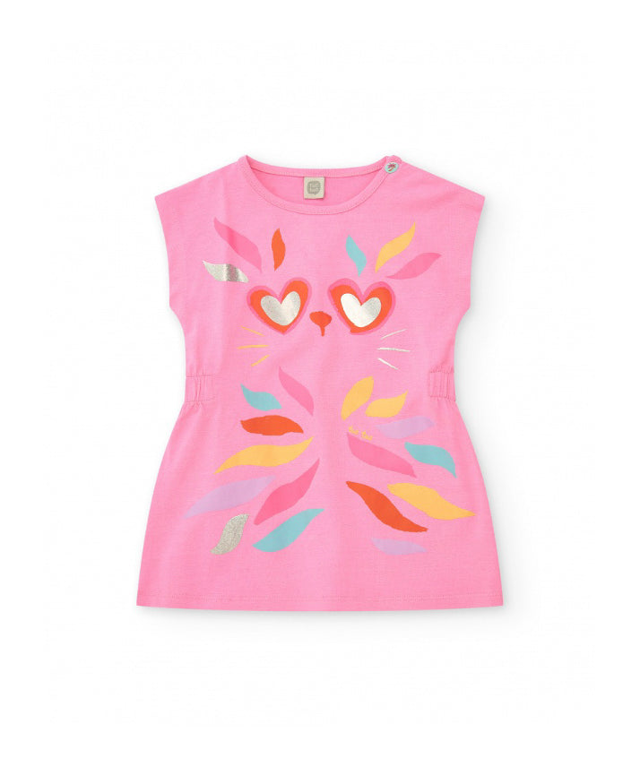 Tuc Tuc Abito Rosa Cat per Neonate