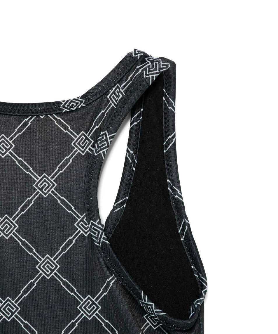 Elisabetta Franchi La Mia Bambina Costume Monokini Nero/Avorio per Bambine