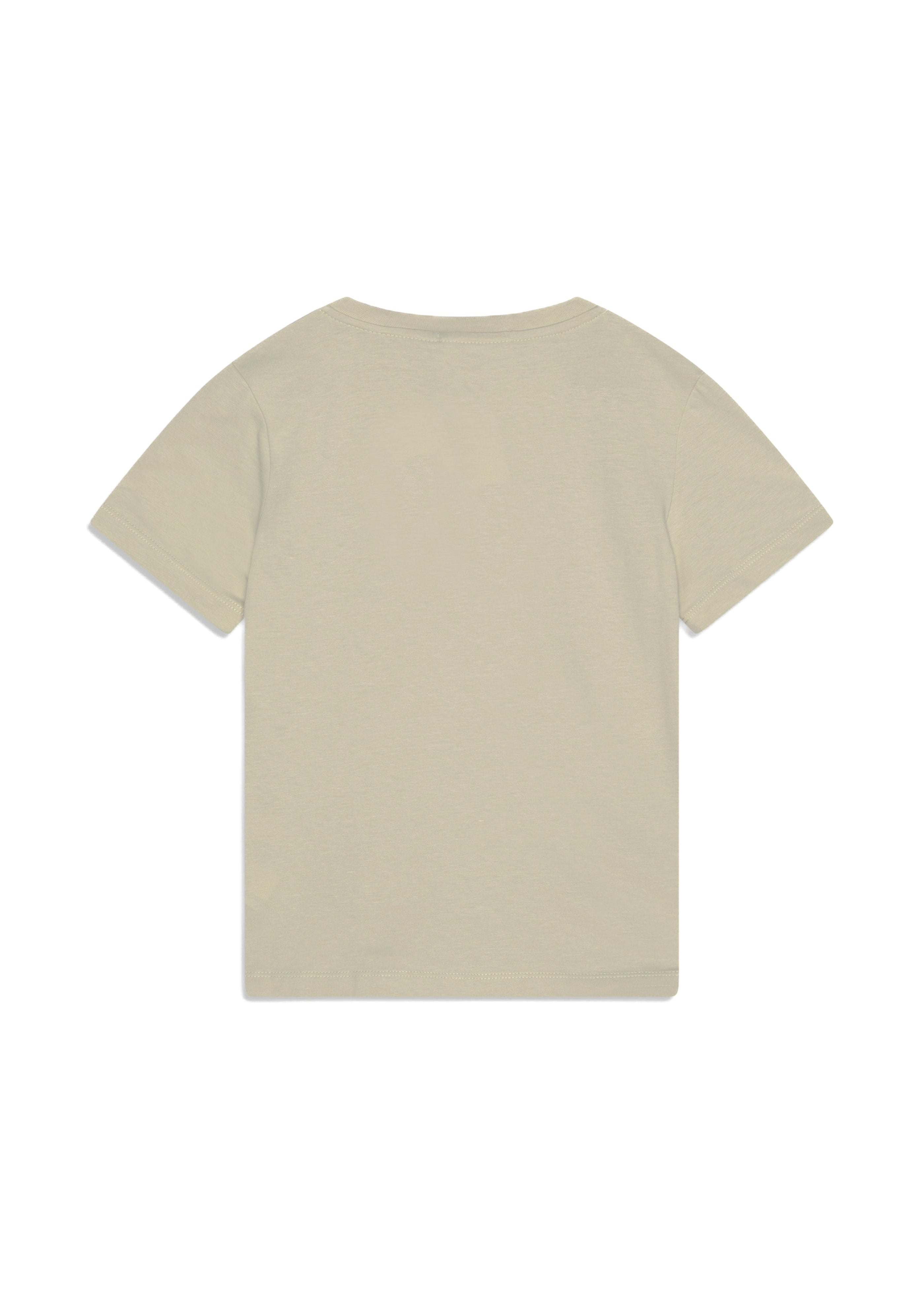 Yes London T-shirt Beige con Applcazione Logo per Bambini (retro)