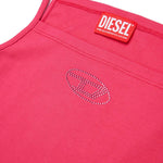 Diesel Kids Top Fucsia con Sparkling Oval D per Bambine