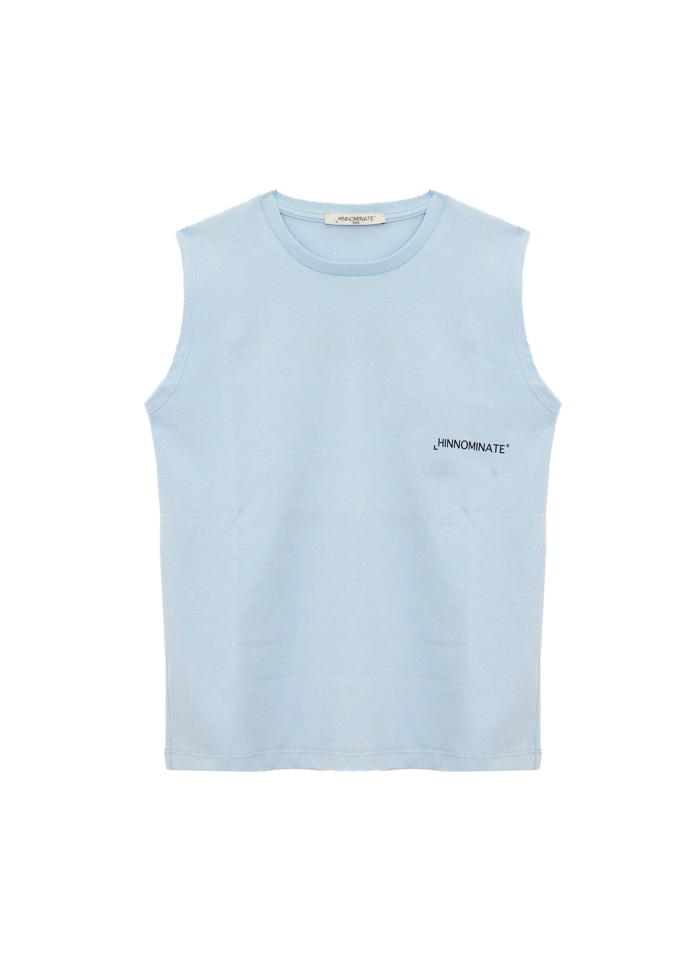 Hinnominate Kids T-Shirt Acqua con Logo per Bambini (fronte)