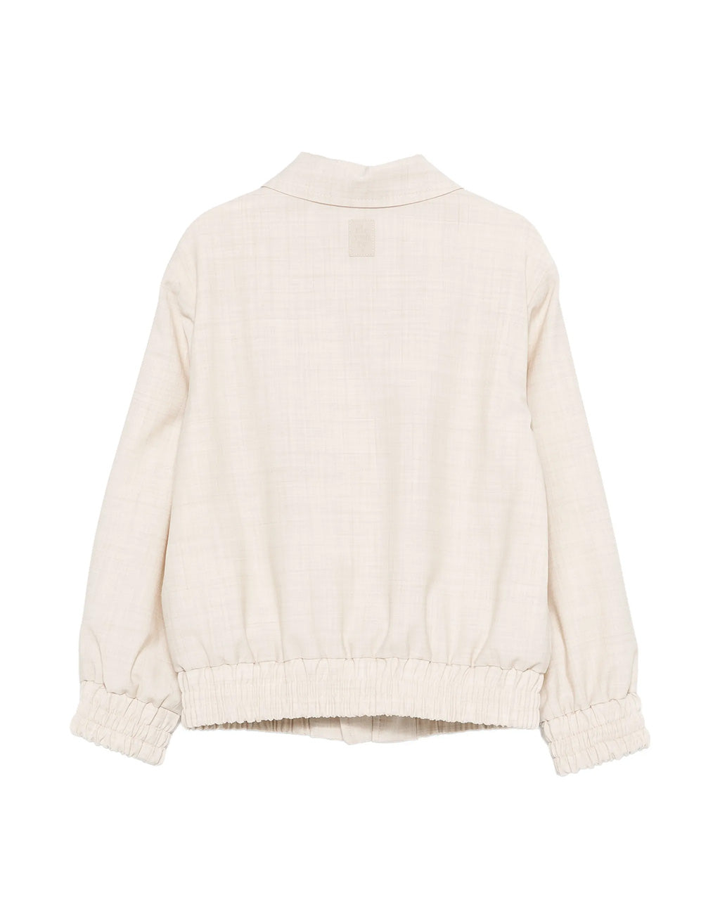 Eleventy Kids Giubbino Beige in Lino per Bambini