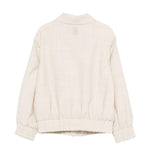 Eleventy Kids Giubbino Beige in Lino per Bambini
