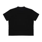 Hinnominate Kids T-shirt Nera con Stampa Logo Frontale per Bambine