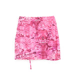 4GIVENESS Copricostume Gonna Fantasia Rainbow Boa Fucsia per Bambine