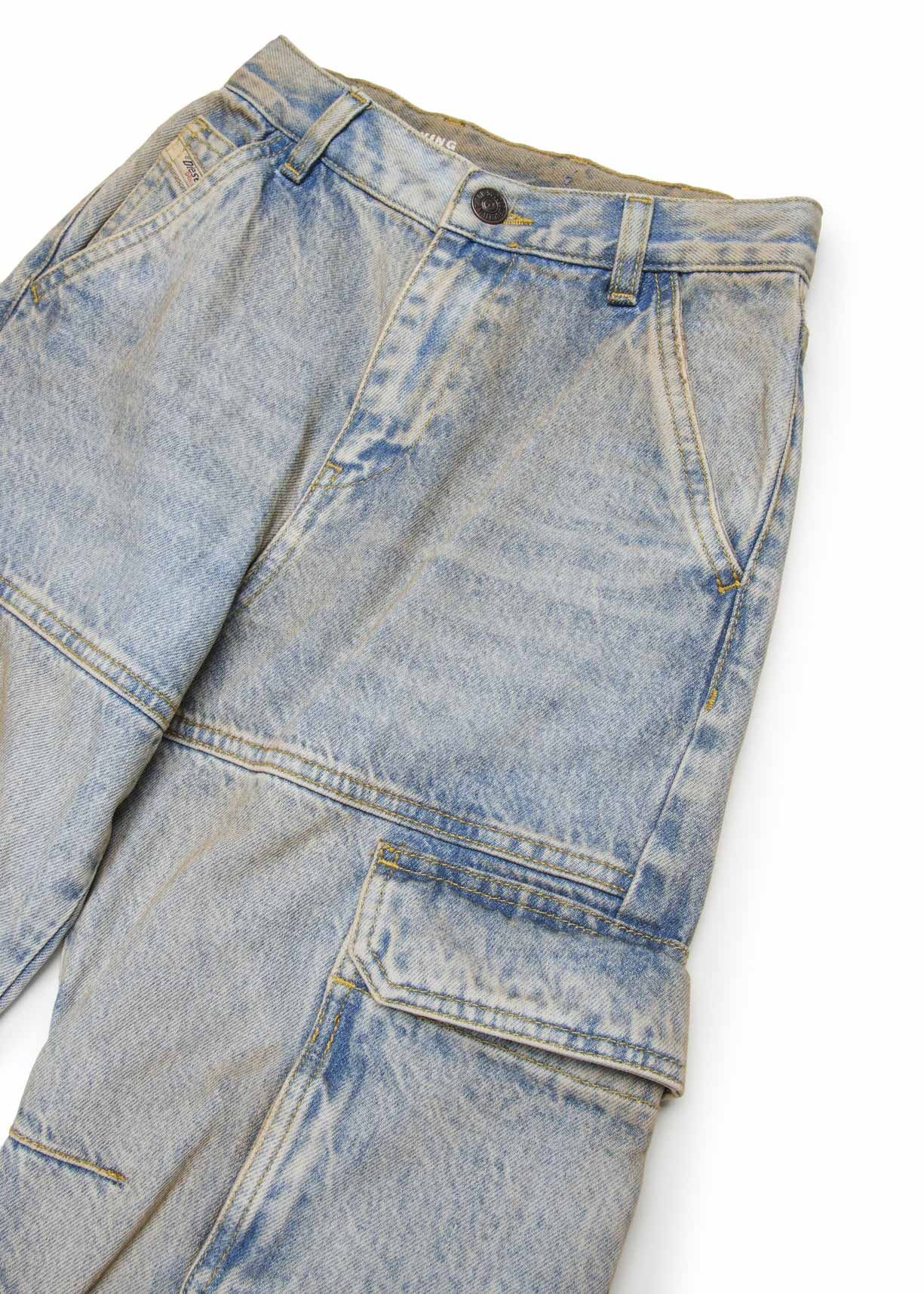 Diesel Kids Pantaloni Cargo Dusty Effect per Bambini