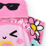 Tuc Tuc Donut Print Beach Towel Pink for Baby Girls