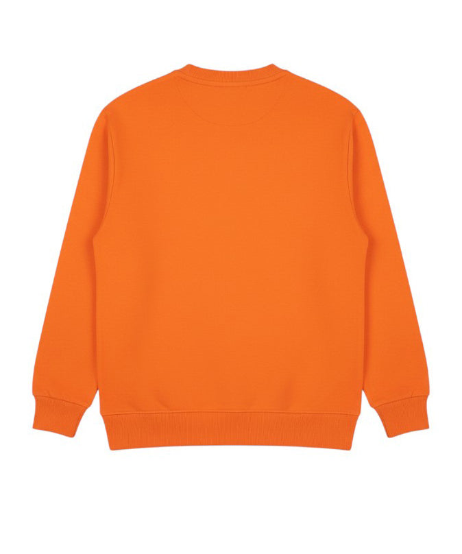 Barrow Kids Felpa Arancione con Stampa per Bambine