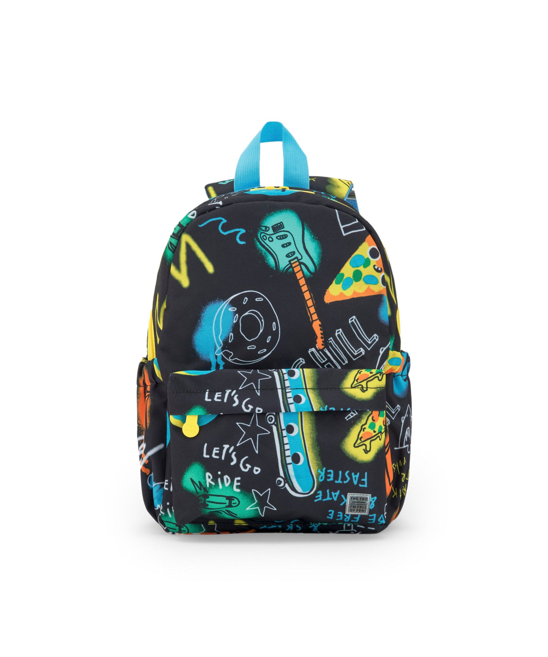 Tuc Tuc Zaino Nero/Multicolor per Neonati