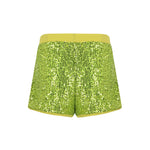 4giveness Kids Short in Pailettes Verde per Bambine