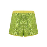 4giveness Kids Short in Pailettes Verde per Bambine