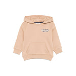 Iceberg Kids Felpa Sabbia con Cappuccio con Ricamo per Neonati