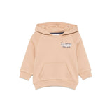 Iceberg Kids Felpa Sabbia con Cappuccio con Ricamo per Neonati