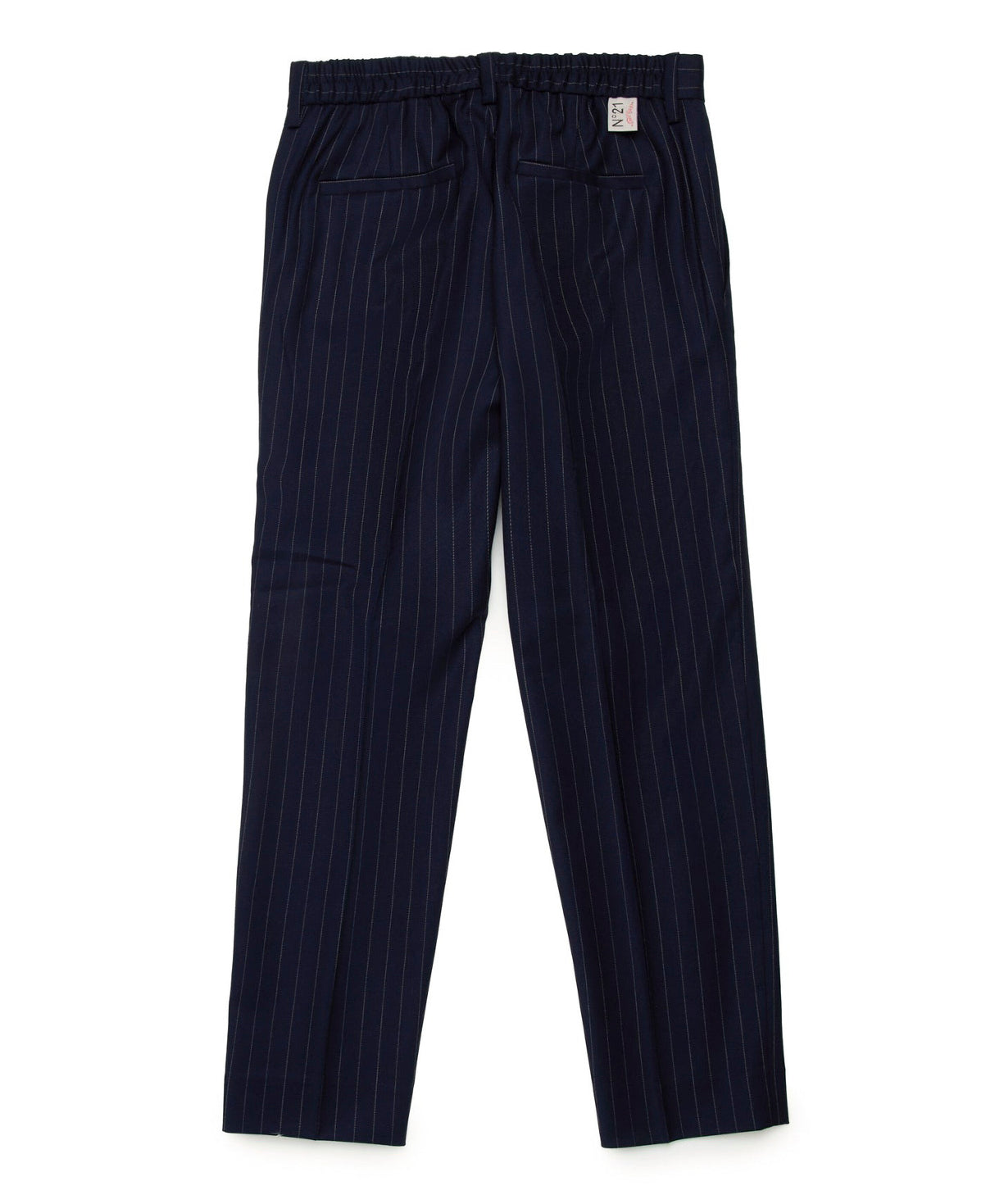 N°21 Kids Pantaloni Blu Gessati per Bambini (retro)