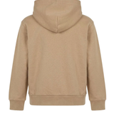 Iceberg Kids Felpa Beige con Cappuccio con Stampa Logo Nero per Bambini