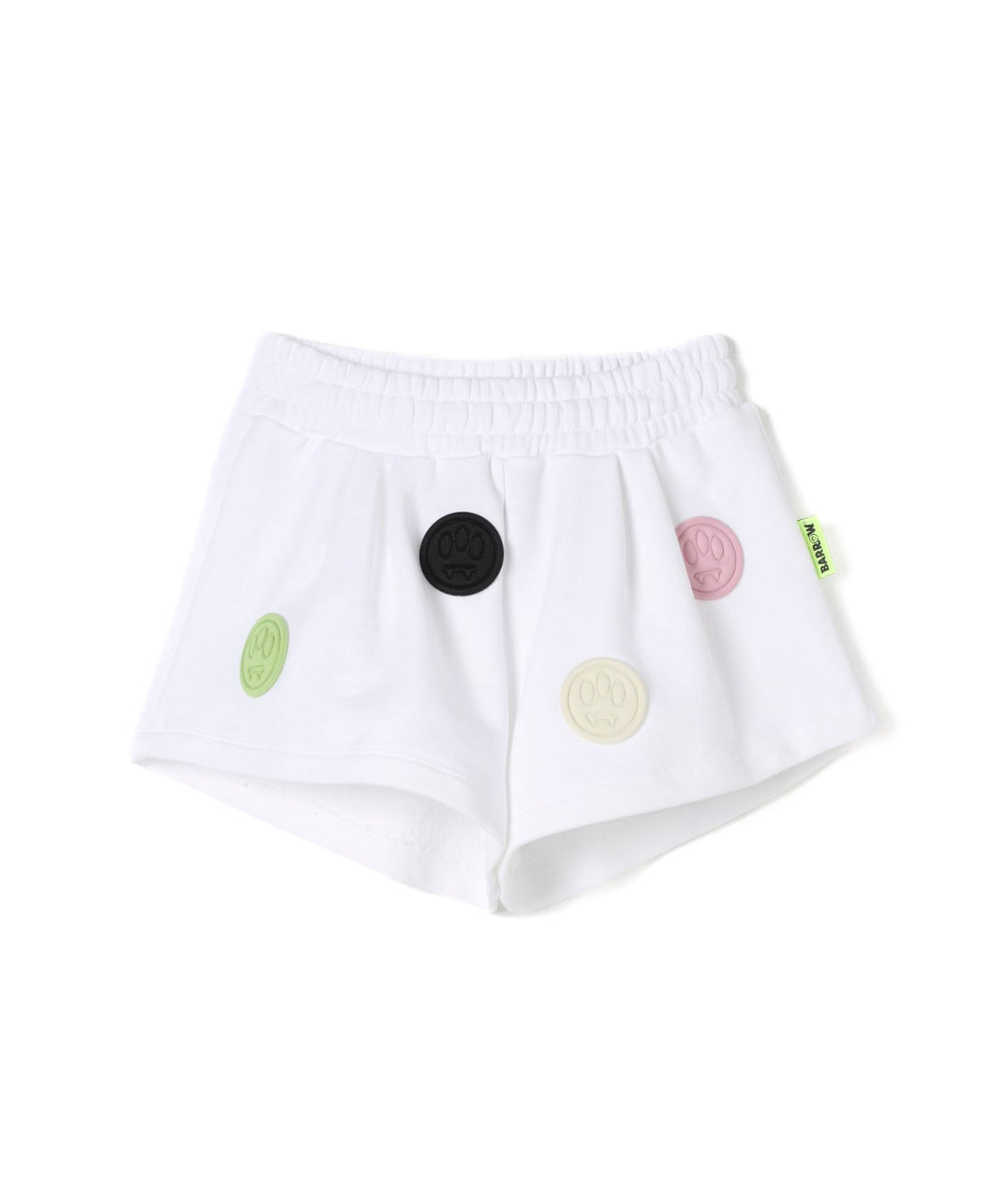 Barrow Kids Shorts Bianchi con Smiles per Bambine