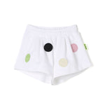 Barrow Kids Shorts Bianchi con Smiles per Bambine