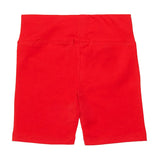 Diesel Kids Ciclista Rosso con Logo Bianco per Bambine