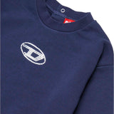 Diesel Kids Abito in Felpa con Plissé per Neonate (dettaglio)