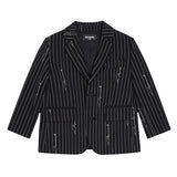 Dsquared2 Kids Giacca Nero Gessata Unisex