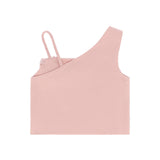 Angel's Face Kids Top Rosa con Applicazione Rosa per Bambine