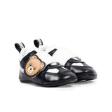 Moschino Kids Sneakers Nero e Bianco con Teddy Unisex