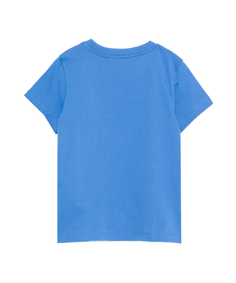 Moschino Kids T-shirt Bluette con Teddy Bear per Bambini