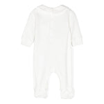 Moschino Kids Tutina Panna con Stampa per Neonati