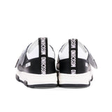 Moschino Kids Sneakers Nero e Bianco con Teddy Unisex