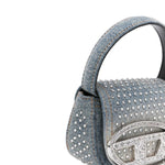 Diesel Kids Borsa a Spalla Jeans con Strass 1DR per Bambine /ì(dettaglio)