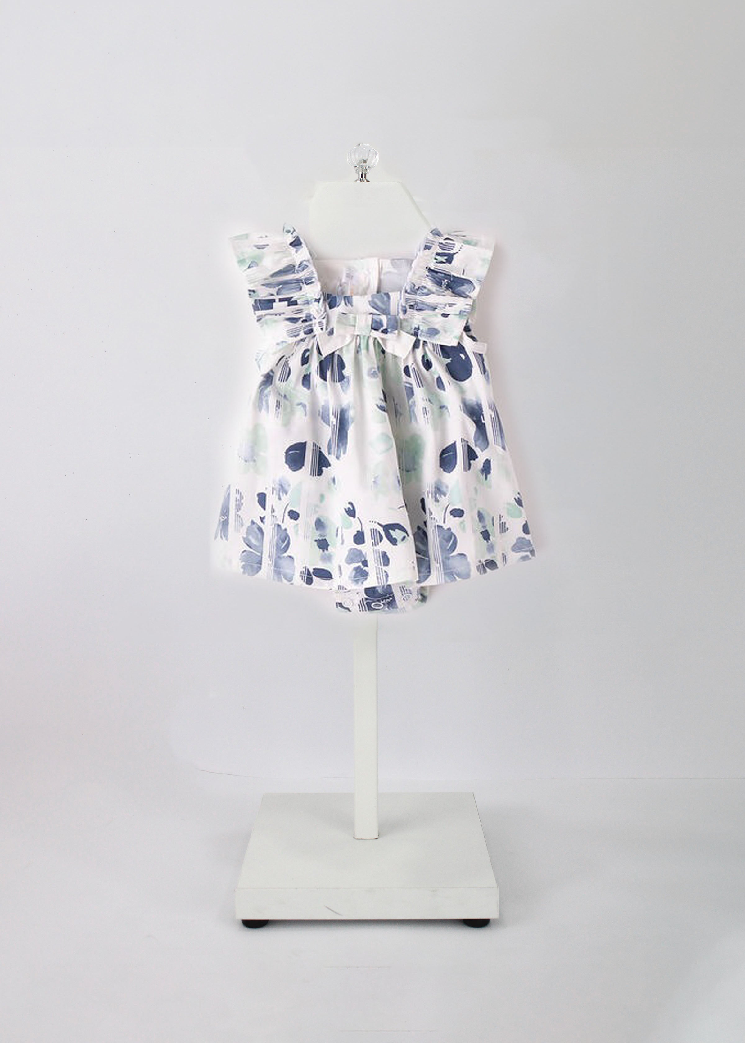 Minibanda Pagliaccetto con Cappellino Fantasia per Neonate