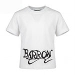 Barrow Kids t-Shirt Off-White con Stampa Logo per Bambine