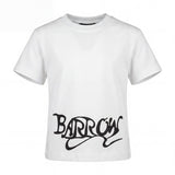 Barrow Kids t-Shirt Off-White con Stampa Logo per Bambine