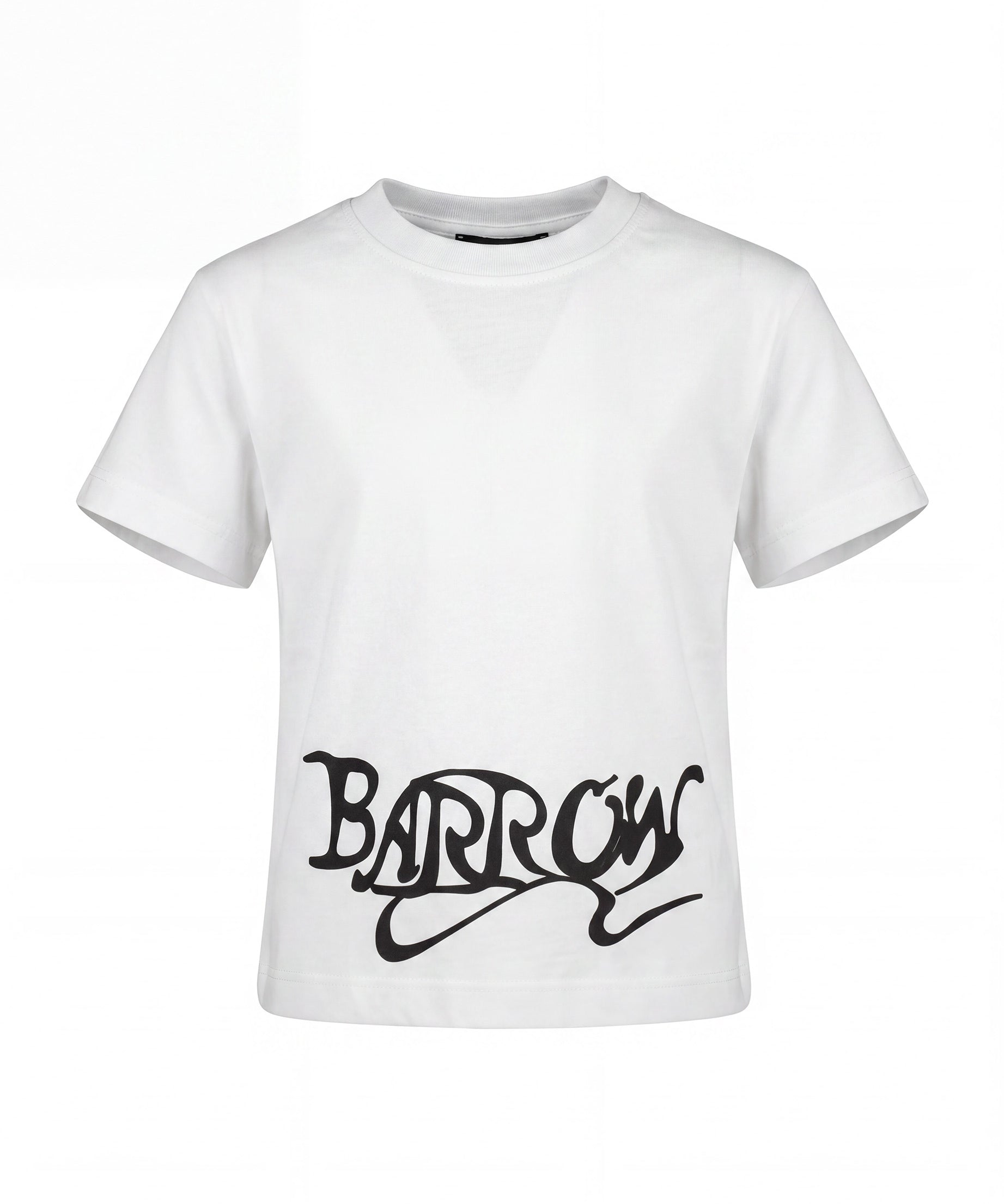 Barrow Kids t-Shirt Off-White con Stampa Logo per Bambine