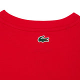 Lacoste Kids T-Shirt Rosso con Logo Coccodrillo Unisex
