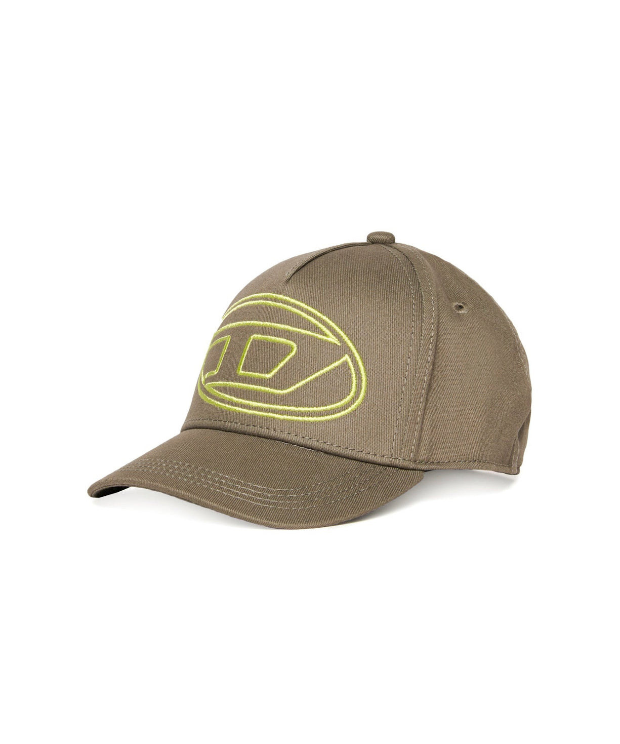Diesel Kids Cappello Grigio con Logo Oval D