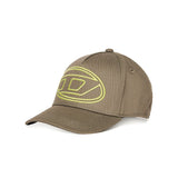 Diesel Kids Cappello Grigio con Logo Oval D