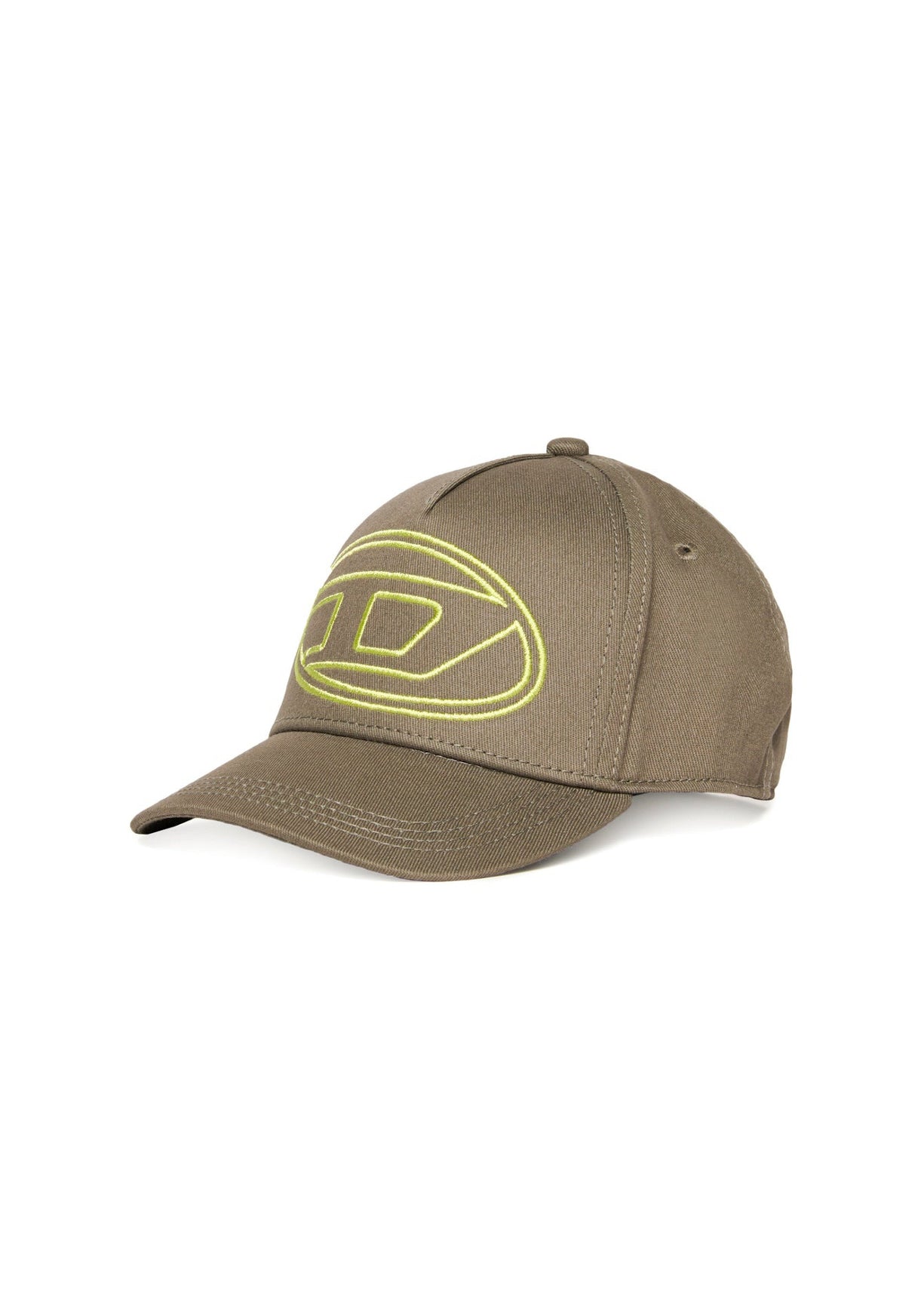 Diesel Kids Cappello Grigio con Logo Oval D