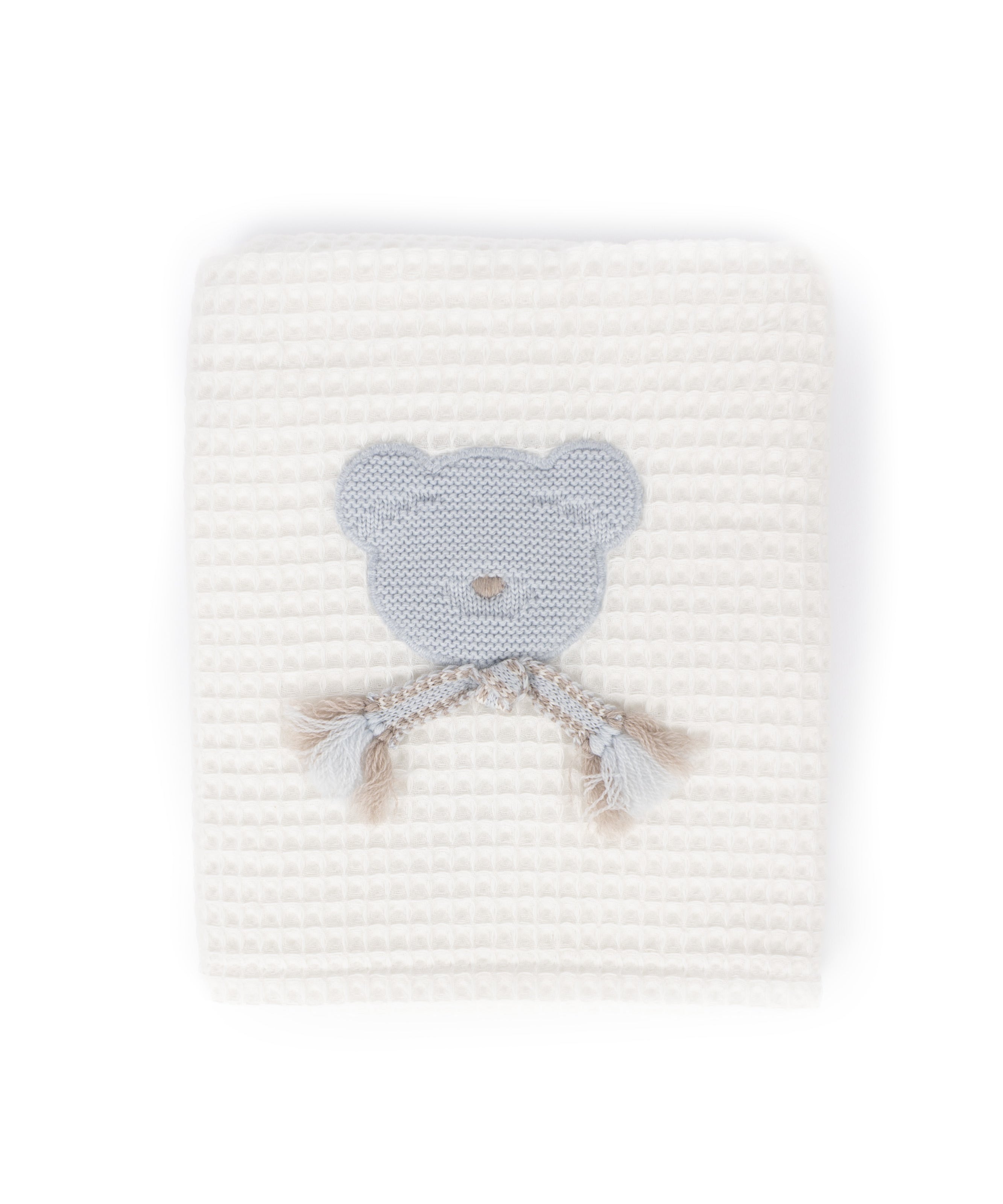 Marlù Asciugamano Vaniglia con Stemma Teddy per Neonati