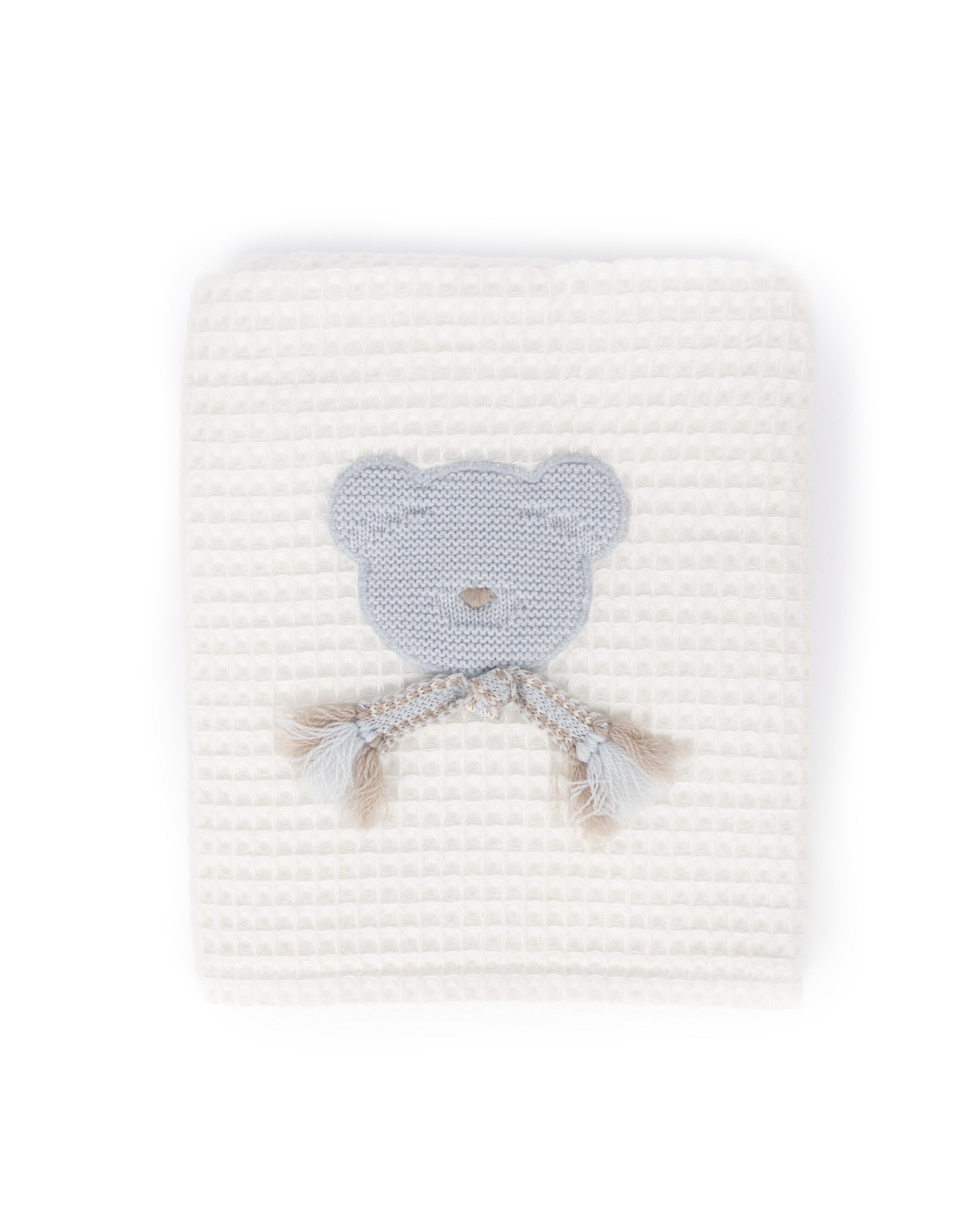 Marlù Asciugamano Vaniglia con Stemma Teddy per Neonati